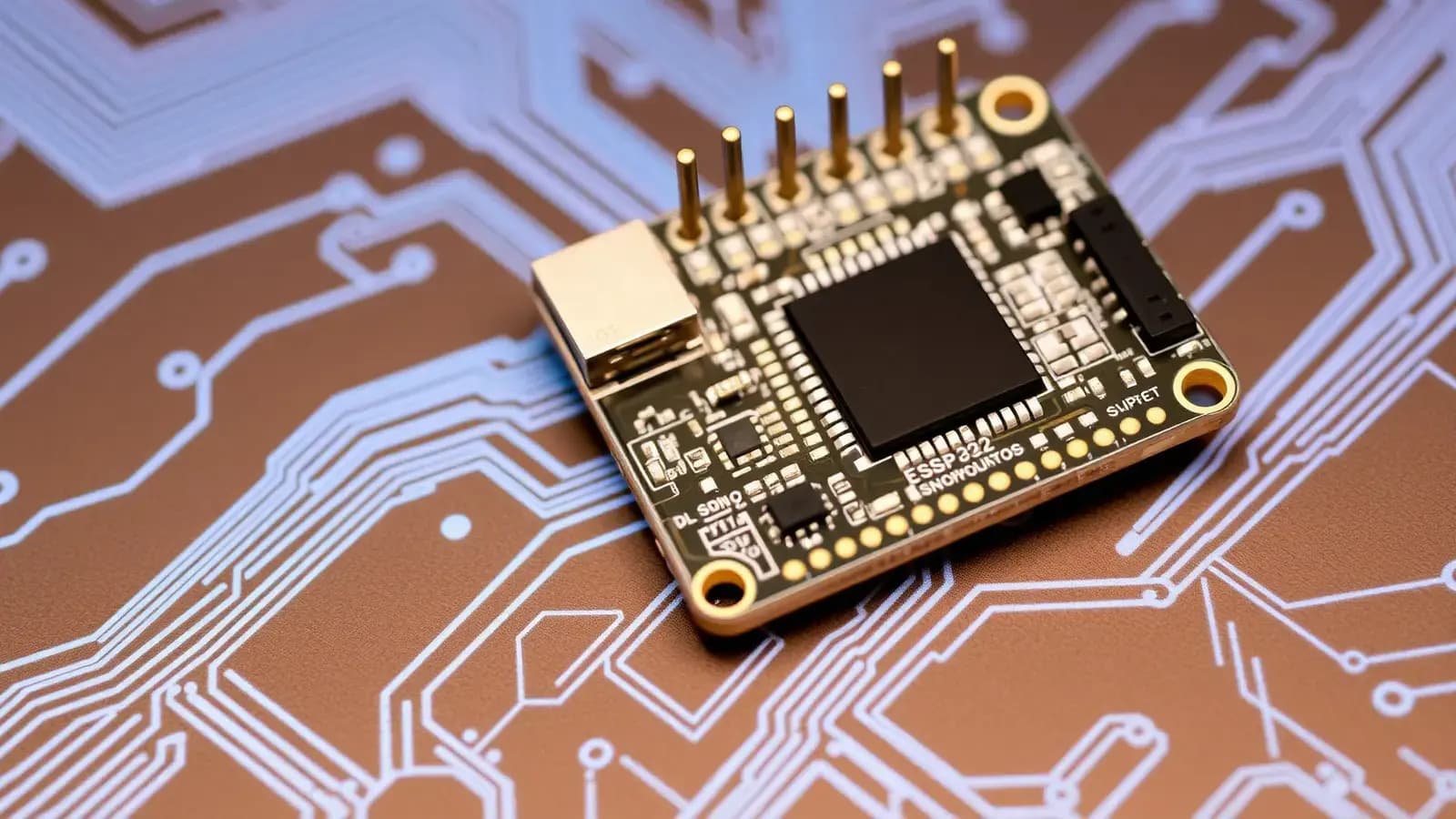 Placa de Desarrollo ESP32 del Tamaño de una Uña